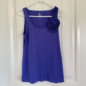 Gap Ruffle Women’s Medium Tank Top Purple